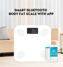 Load image into Gallery viewer, Bluetooth Body Fat Scale Smart BMI Scale Digital Bathroom Wireless Weight Scale
