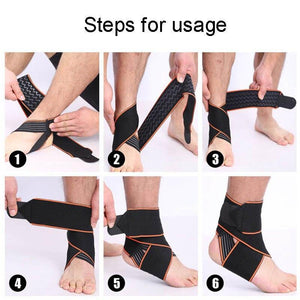 Adjustable Ankle Support Leg Weight Ankle Brace Band Breathable Nylon Sprains Fatigue Ligament Damage Running Sports Safety