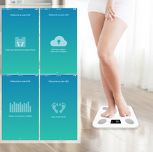 Load image into Gallery viewer, Bluetooth Body Fat Scale Smart BMI Scale Digital Bathroom Wireless Weight Scale
