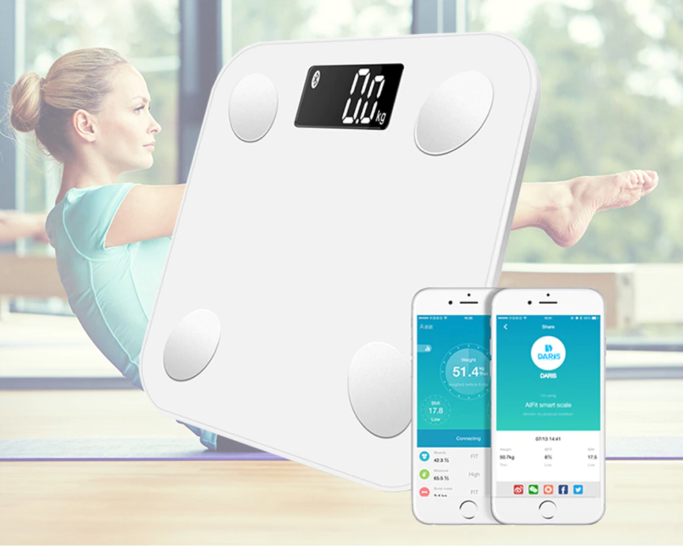 Bluetooth Body Fat Scale Smart Bathroom Scales Wireless Digital