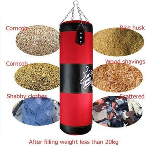 Boxing Punching Bag Sport Kick Hanging Sandbag Set